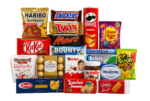 Snacks and confectionery products